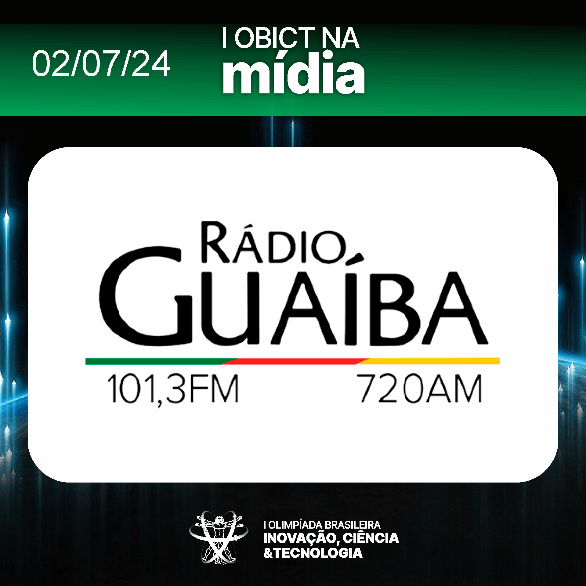 Richard Lucht, CEO da Eduspace, realizadora da I OLIMPÍADA BRASILEIRA DE INOVAÇÃO, CIÊNCIA E TECNOLOGIA, fala na Rádio Guaíba 101.3 FM