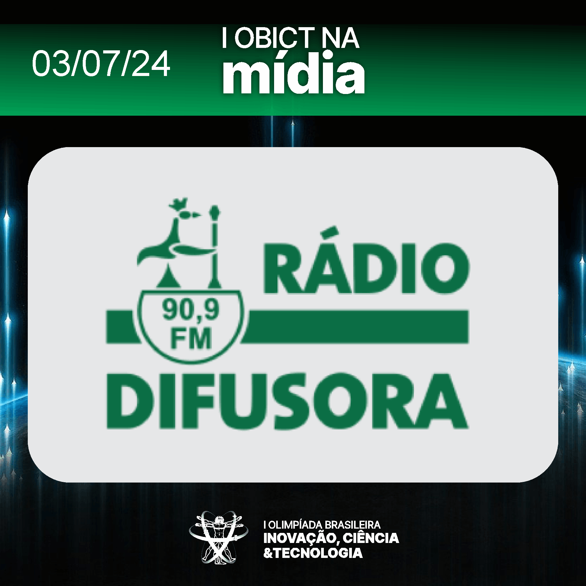 O CEO da Eduspace, Richard Lucht, conversou sobre a I OBICT na Rádio Difusora 90,0 FM